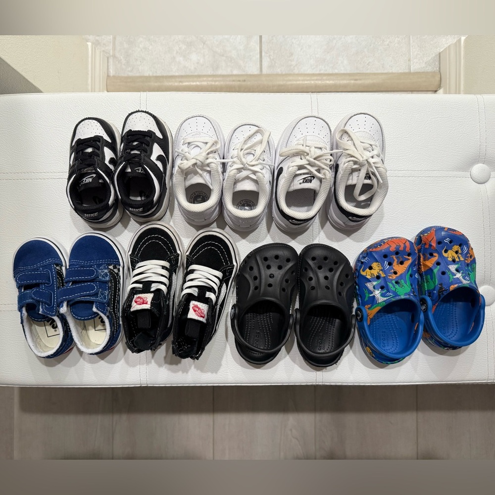 Baby/Toddler Shoes 4c-6c — Nike, Vans, Crocs